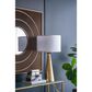A&B Home Cone Table Lamp with Collapsible Shade in Gold, , large