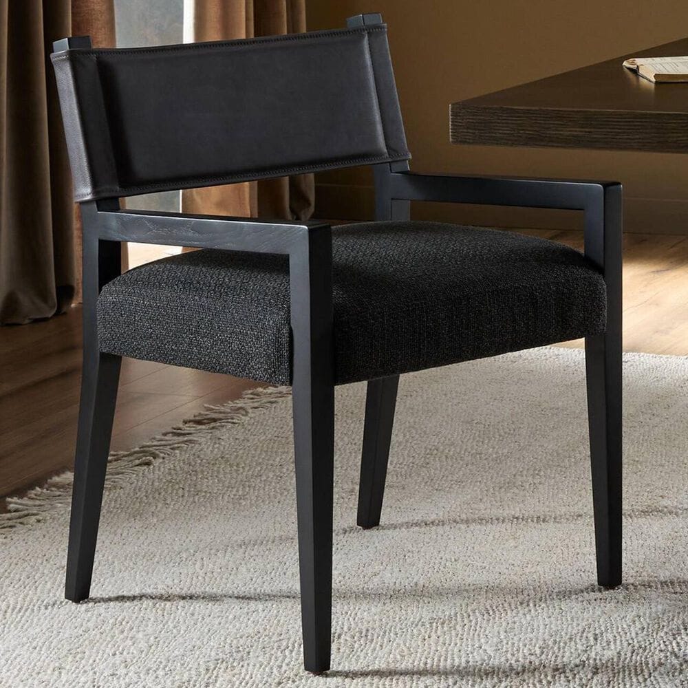 Four Hands Ferris Dining Arm Chair in Black Ash, , large