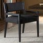 Four Hands Ferris Dining Arm Chair in Black Ash, , large