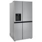 LG 22.5 Cu. Ft. Side-By-Side Counter-Depth Refrigerator in Stainless Look, , large
