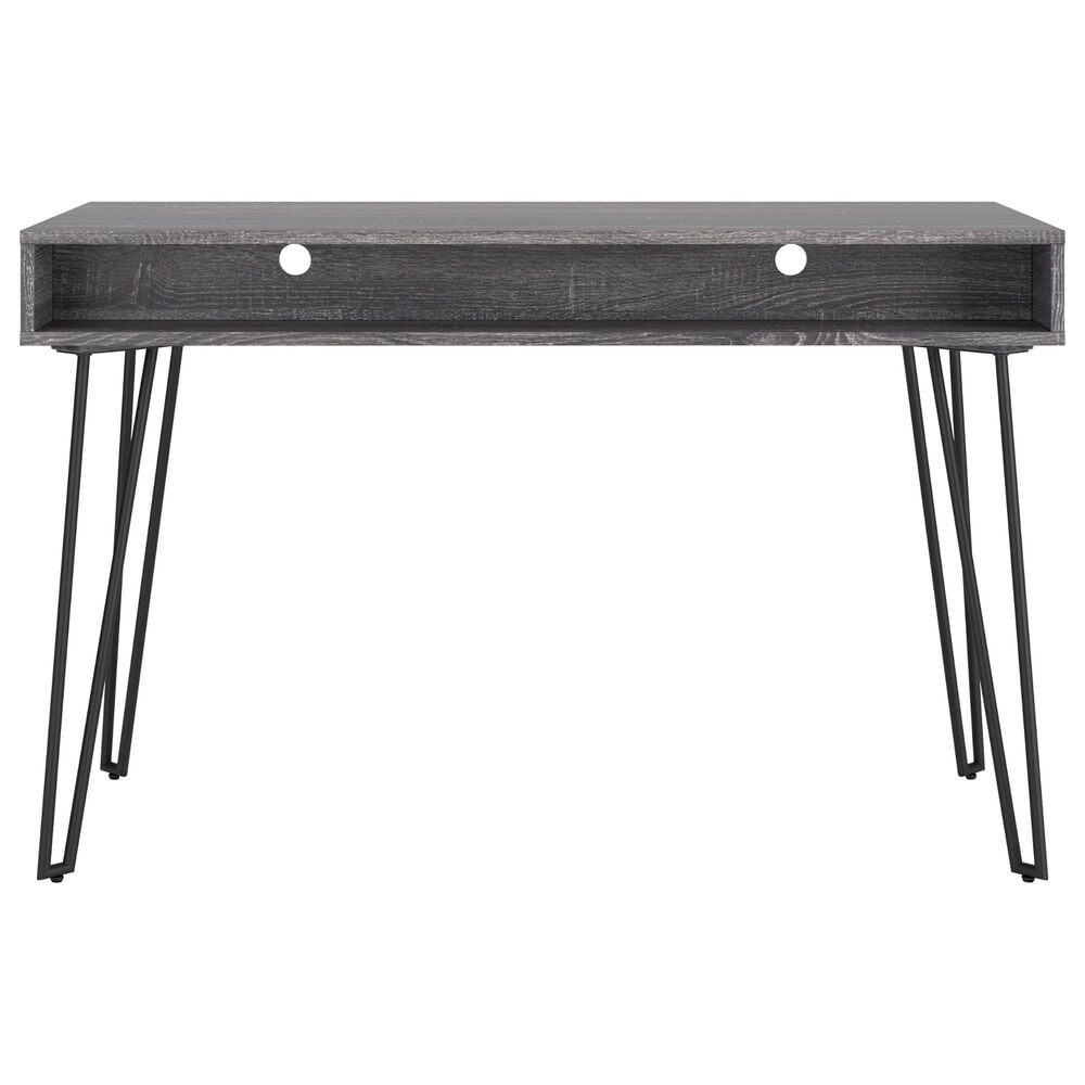 Ashley Strumford Home Office Desk in Charcoal and Black, , large
