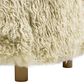 Jennifer Taylor Home Enchante Accent Ottoman in Taupe Beige, , large