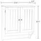 RiverRidge Home Ashland 2-Door Wall Cabinet in Gray, , large