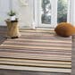 Safavieh Montauk 4" x 6" Red and Multicolor Area Rug, , large