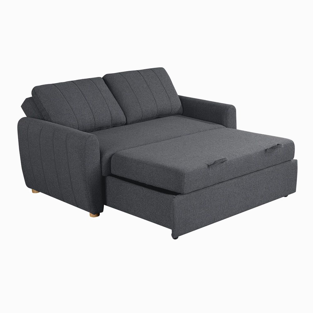 Serta Galloway Convertible Sofa in Charcoal, , large