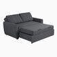 Serta Galloway Convertible Sofa in Charcoal, , large