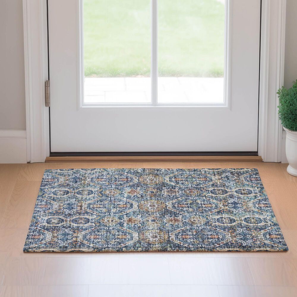 Dalyn Rug Company Neo NO6 2&#39;6&quot; x 3&#39;10&quot; Denim Area Rug, , large