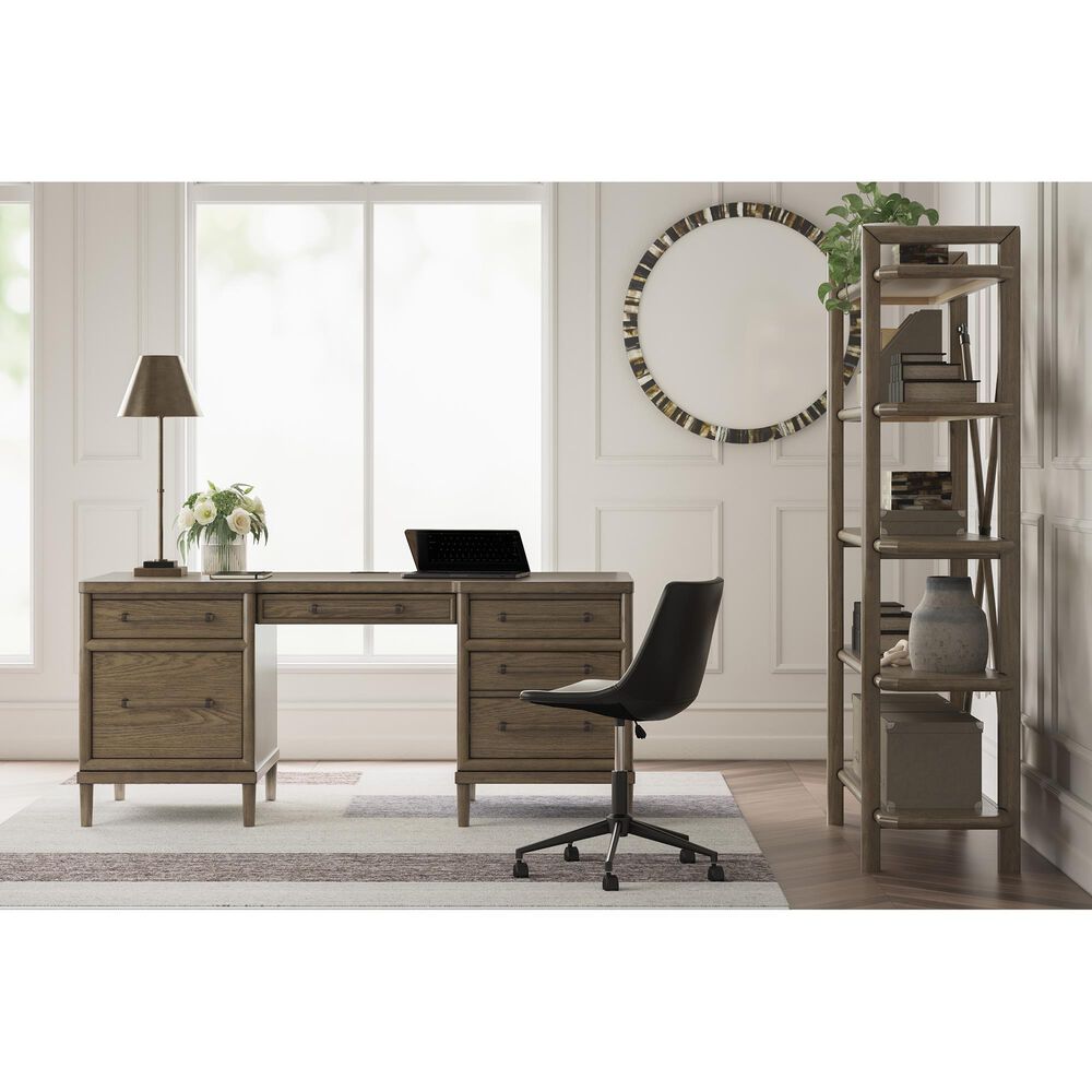 Ashley Roanhowe 68&quot; Writing Desk in Brown, , large