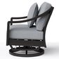 Clear Creek Collection Covina Outdoor Swivel Glider Club Chair in July Oyster, , large