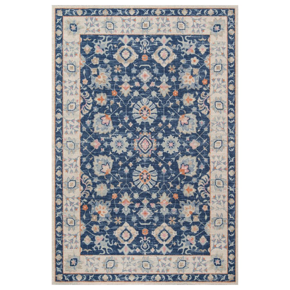 Momeni Anatolia ANA-8 7'9" x 9'10" Navy Area Rug, , large