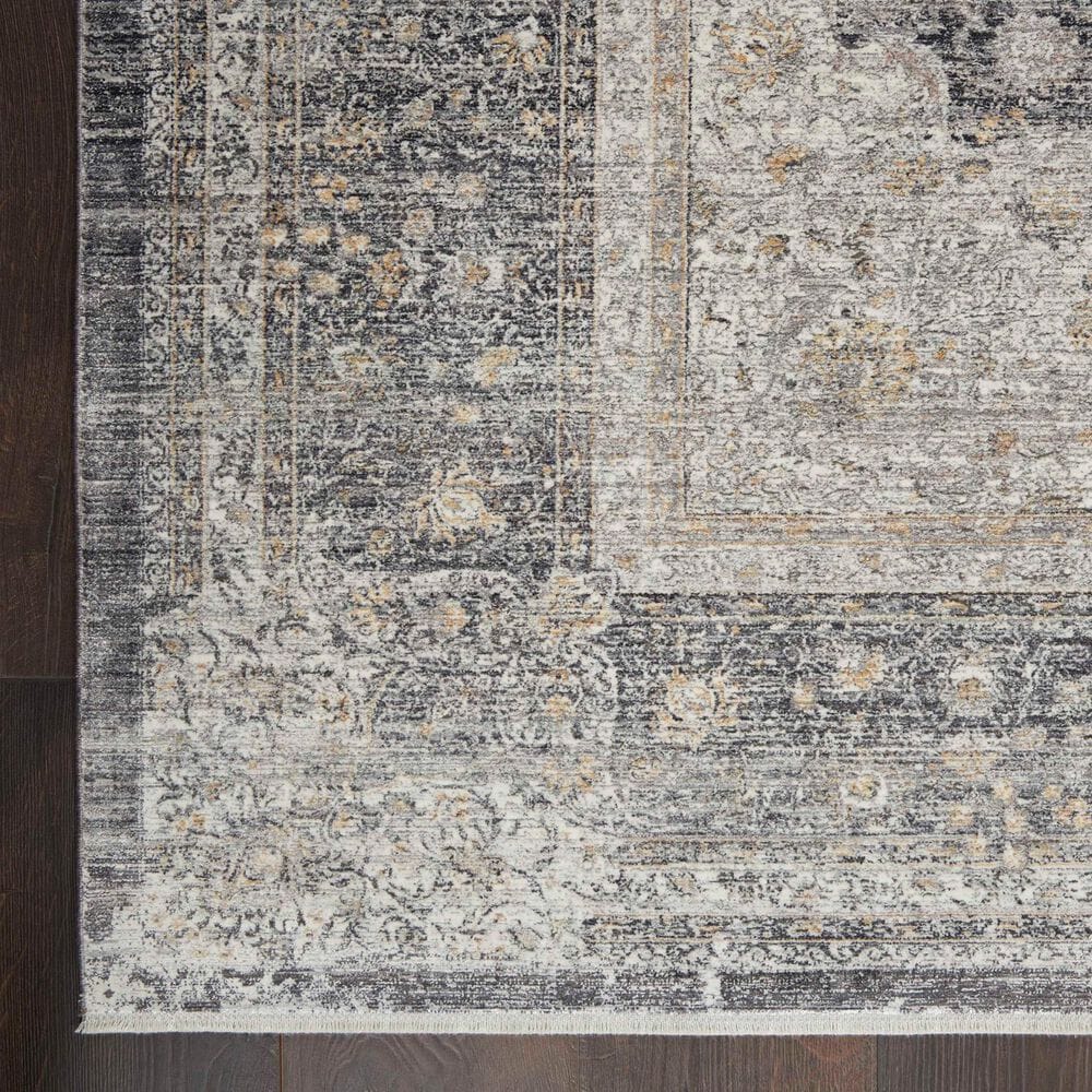 Nourison Starry Nights STN05 5&#39; x 7&#39; Charcoal and Cream Area Rug, , large