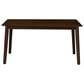 Linon Home Decor Drury Dining Table in Rich Brown - Table Only, , large