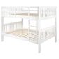 Forest Grove Full over Full Bunk Bed in White, , large