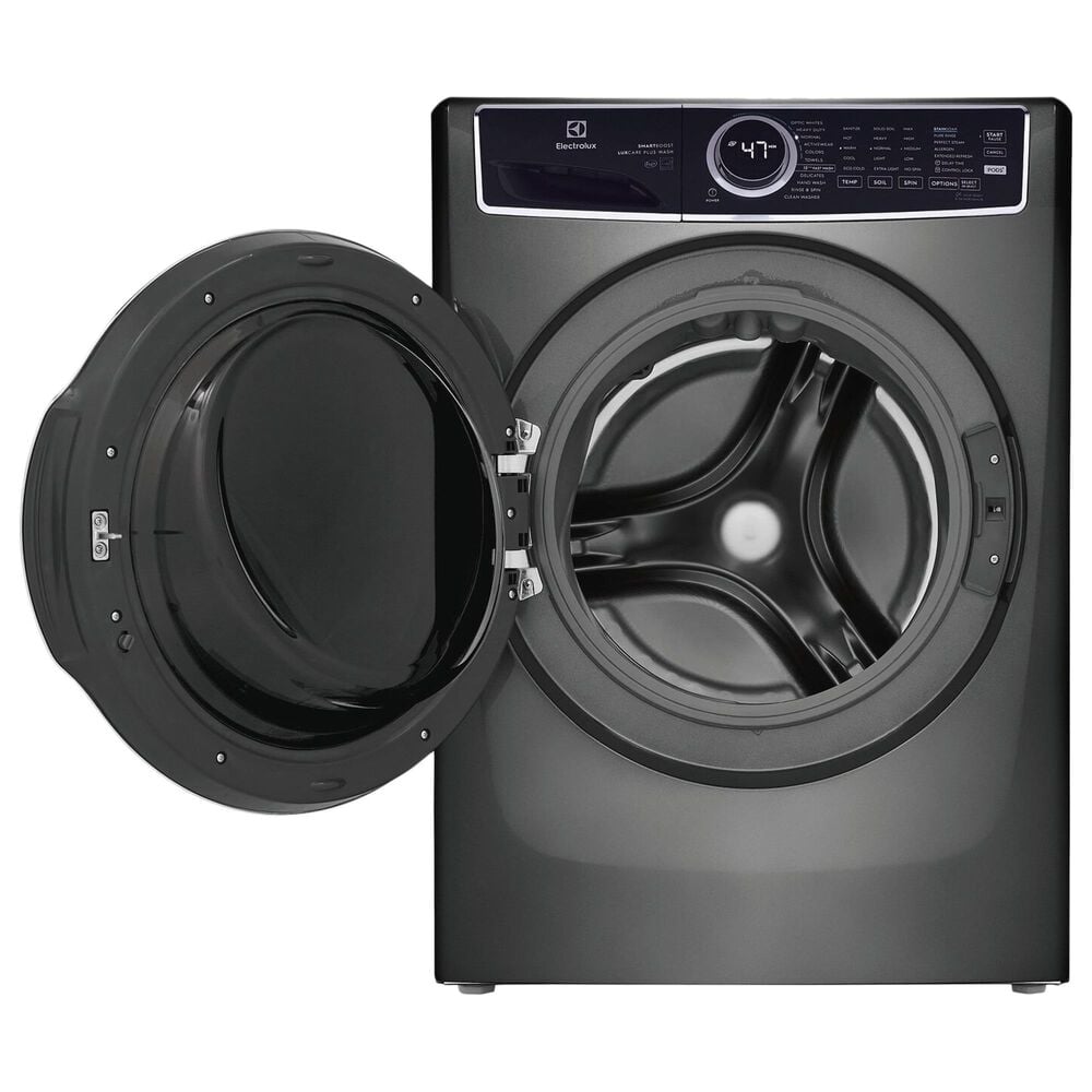 Electrolux 4.5 Cu. Ft. Front Load Washer and 8.0 Cu. Ft. Electric Dryer Laundry Pair in Titanium, , large