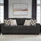 Ashley Loreo Stationary Queen Sofa Sleeper in Ebony, , large