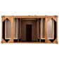 James Martin Vanities Brittany 60" Single Bathroom Vanity in Saddle Brown with 3 cm White Zeus Quartz Top and Rectangular Sink, , large