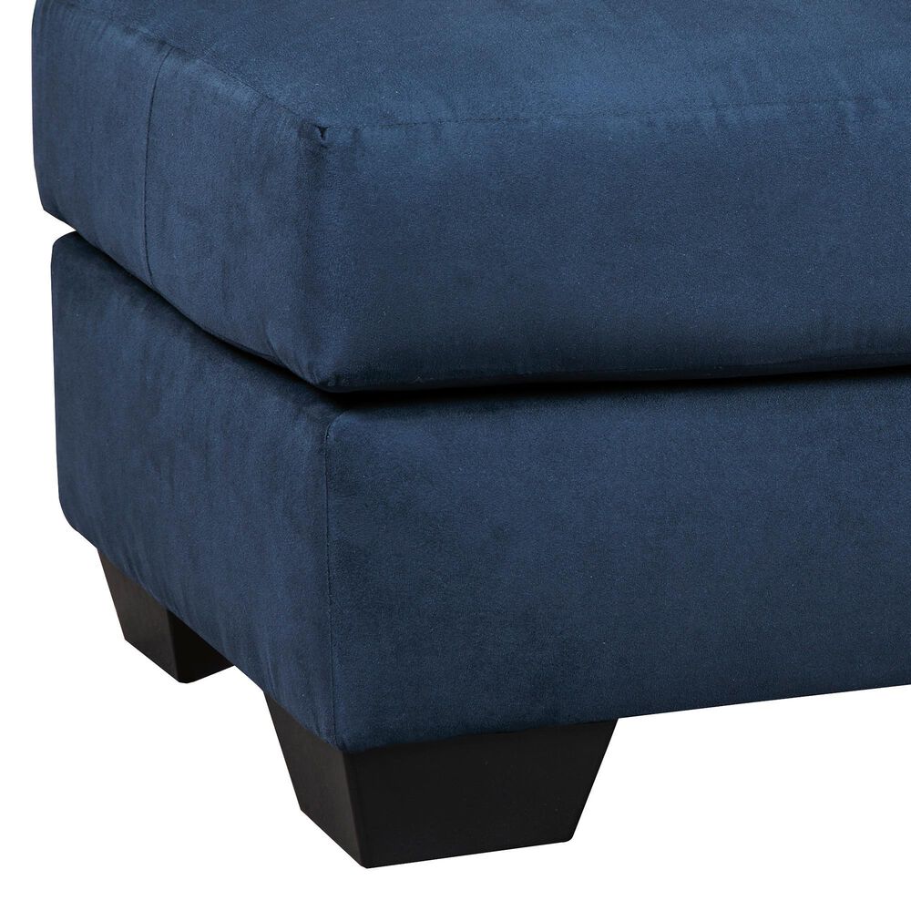 Ashley Darcy Ottoman in Blue, , large