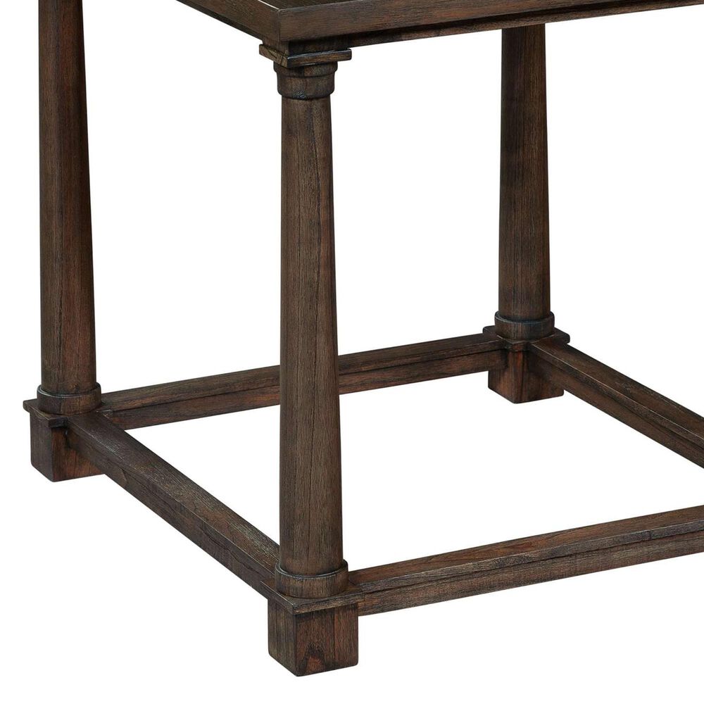 Hekman Linwood Square End Table in Brown, , large