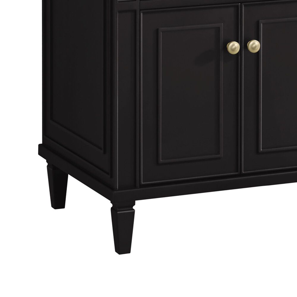 James Martin Vanities Lorelai 72&quot; Double Vanity in Black Onyx with 3 cm Arctic Fall Solid Surface Top, , large