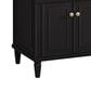 James Martin Vanities Lorelai 72" Double Vanity in Black Onyx with 3 cm Arctic Fall Solid Surface Top, , large
