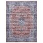 Nourison Grand Washables 4" x 6" Blue and Multicolor Area Rug, , large