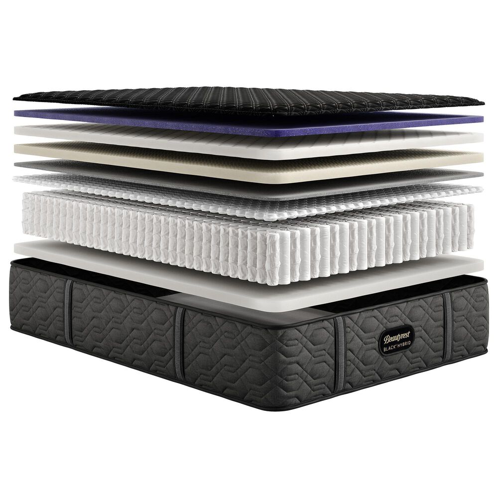 Simmons Company Black Hybrid Series Three Medium Pillow Top King Mattress, , large