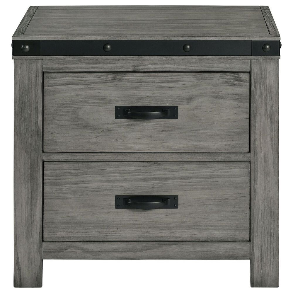 Mayberry Hill Wade 4-Piece Twin Storage Bedroom Set in Gray, , large