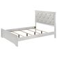 Crown Mark Amalia Queen Bed with Two Nightstands in White, , large