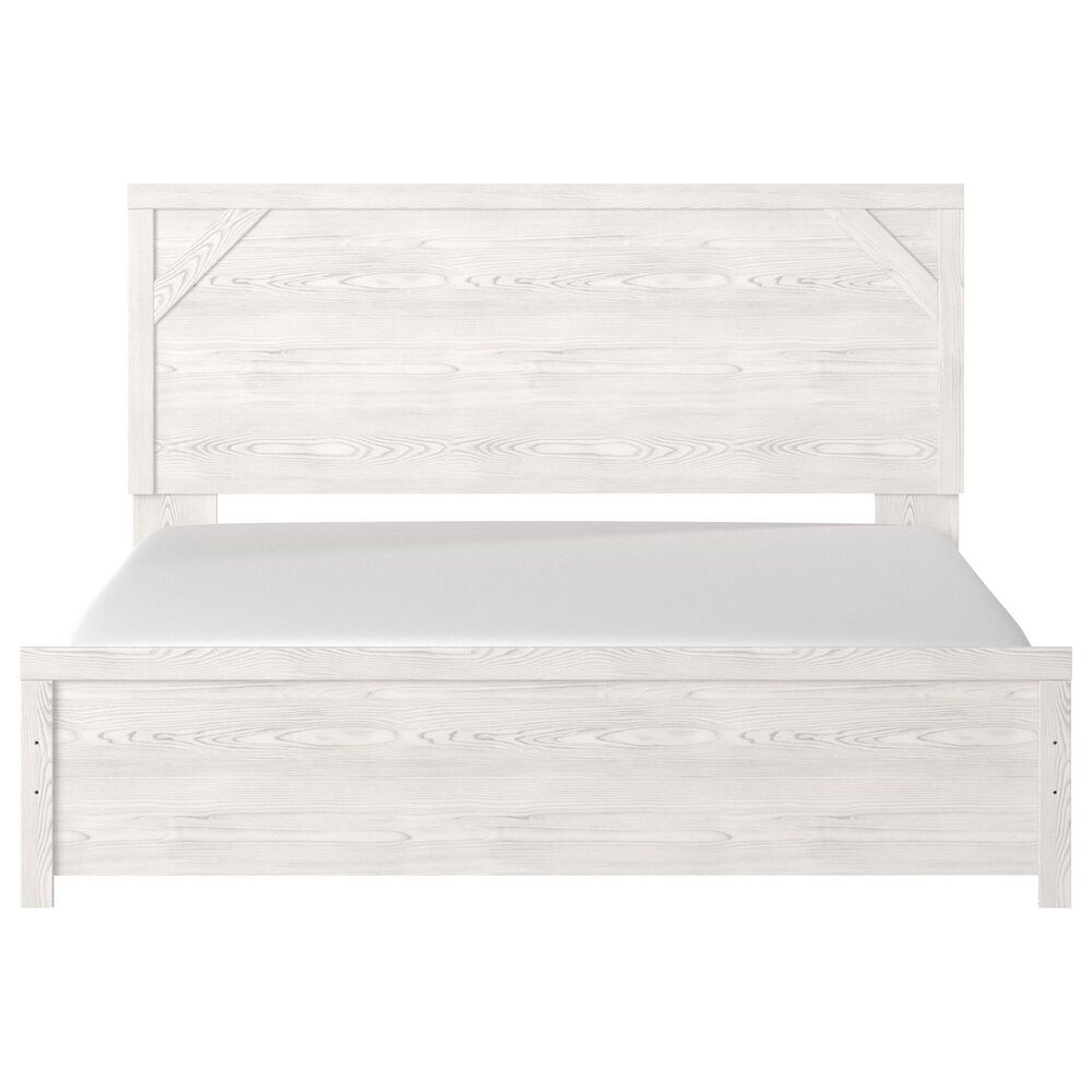 Ashley Gerridan 4-Piece King Bedroom Set in White and Gray, , large