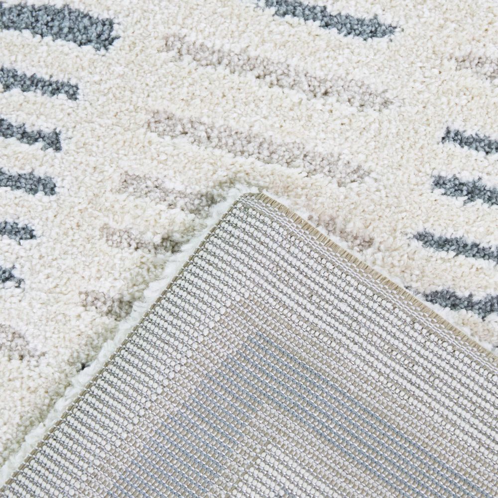 Balta Rugs Cocoon Guillaume Teal 5'3" x 7' Area Rug, , large