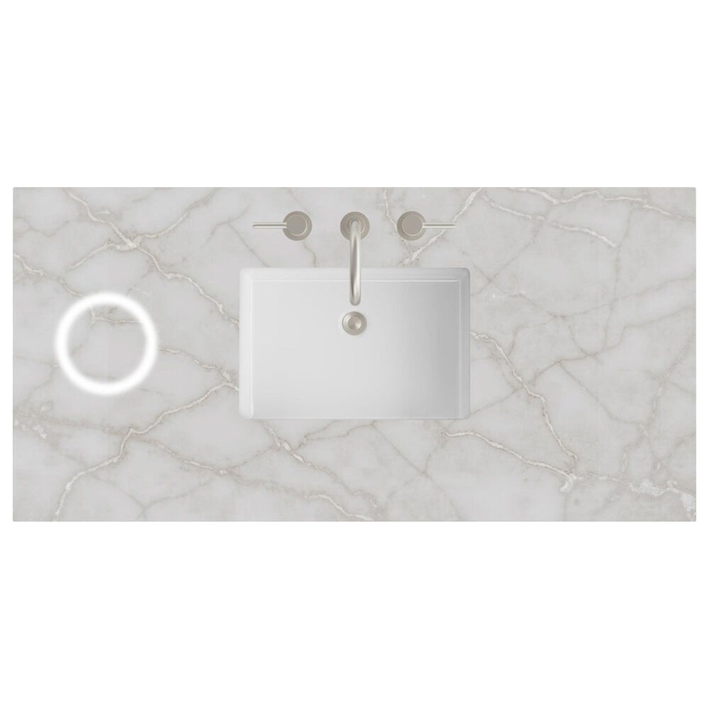 James Martin Vanities Portland 48" Single Bathroom Vanity in Whitewashed Walnut with 3 cm Eternal Jasmine Pearl Silestone Top, Rectangular Sink and FreePower Wireless Charger, , large