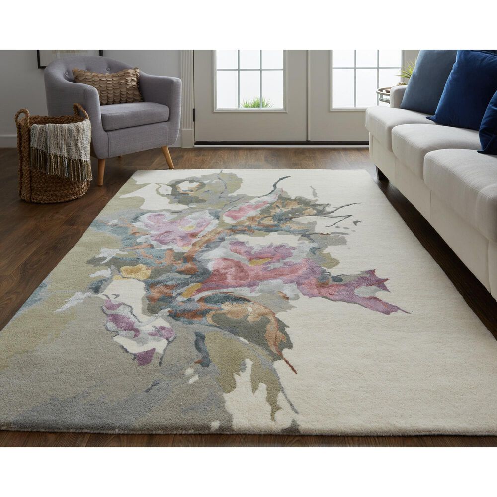 Feizy Dafney 3&#39;6&quot; x 5&#39;6&quot; Multicolor Area Rug, , large