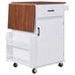 HOMLUX 39" Outdoor Kitchen Island in White, , large