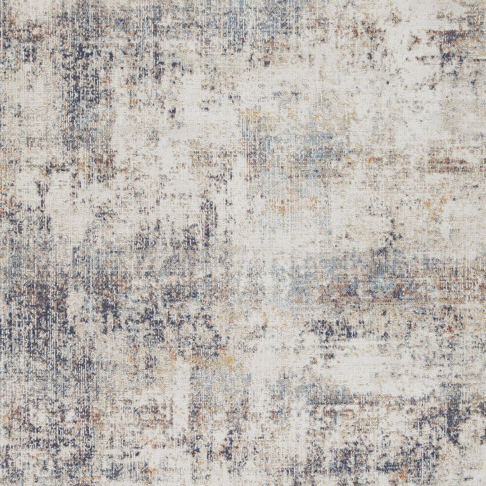 Ashley Jerelyn 7&#39;10&quot; x 10&#39; Gray, Ivory and Orange Indoor/Outdoor Area Rug, , large