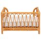 Baxton Studio Kierra Rattan Pet Bed with Removable Cushion in Honey, , large