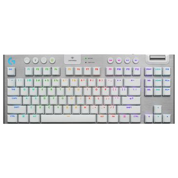Logitech G915 X Lightspeed TKL Tactile Wireless Gaming Keyboard in White, , large