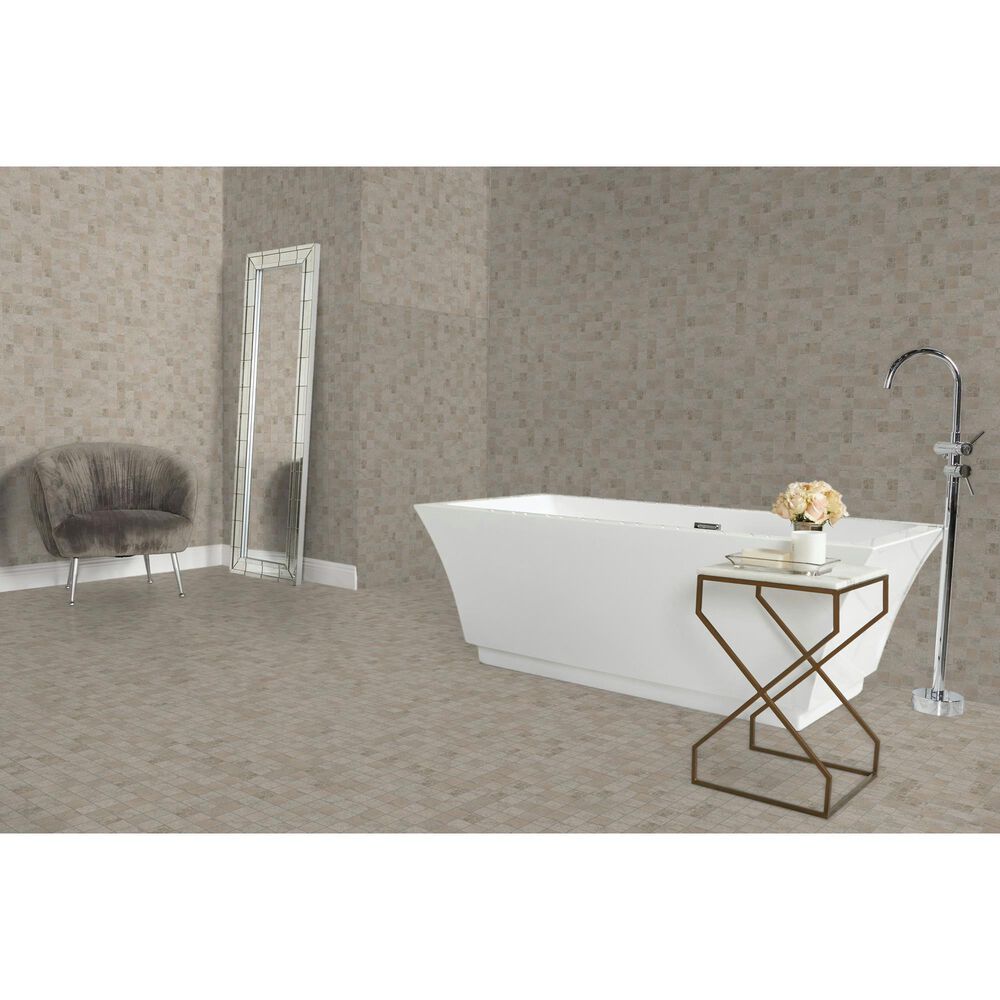 Dal-Tile Haddonstone Dawn 2" x 2" on 12" x 12" Porcelain Mosaic Sheet, , large
