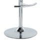 LumiSource Grotto Swivel Adjustable Bar Stool with White Velvet Upholstery in Chrome (Set of 2), , large