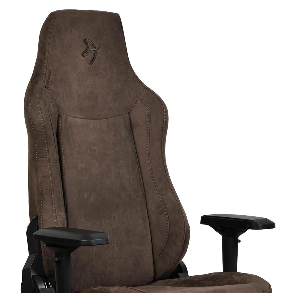 Arozzi Vernazza Supersoft Fabric Gaming Chair in Brown, , large