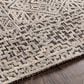 Surya Oakland 10" x 14" Black, Gray and Taupe Area Rug, , large