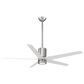 Minka-Aire Symbio 56" LED Ceiling Fan with Silver Blades in Brushed Nickel, , large