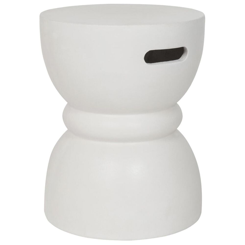 Safavieh Haruki Concrete Accent Table in Ivory, , large