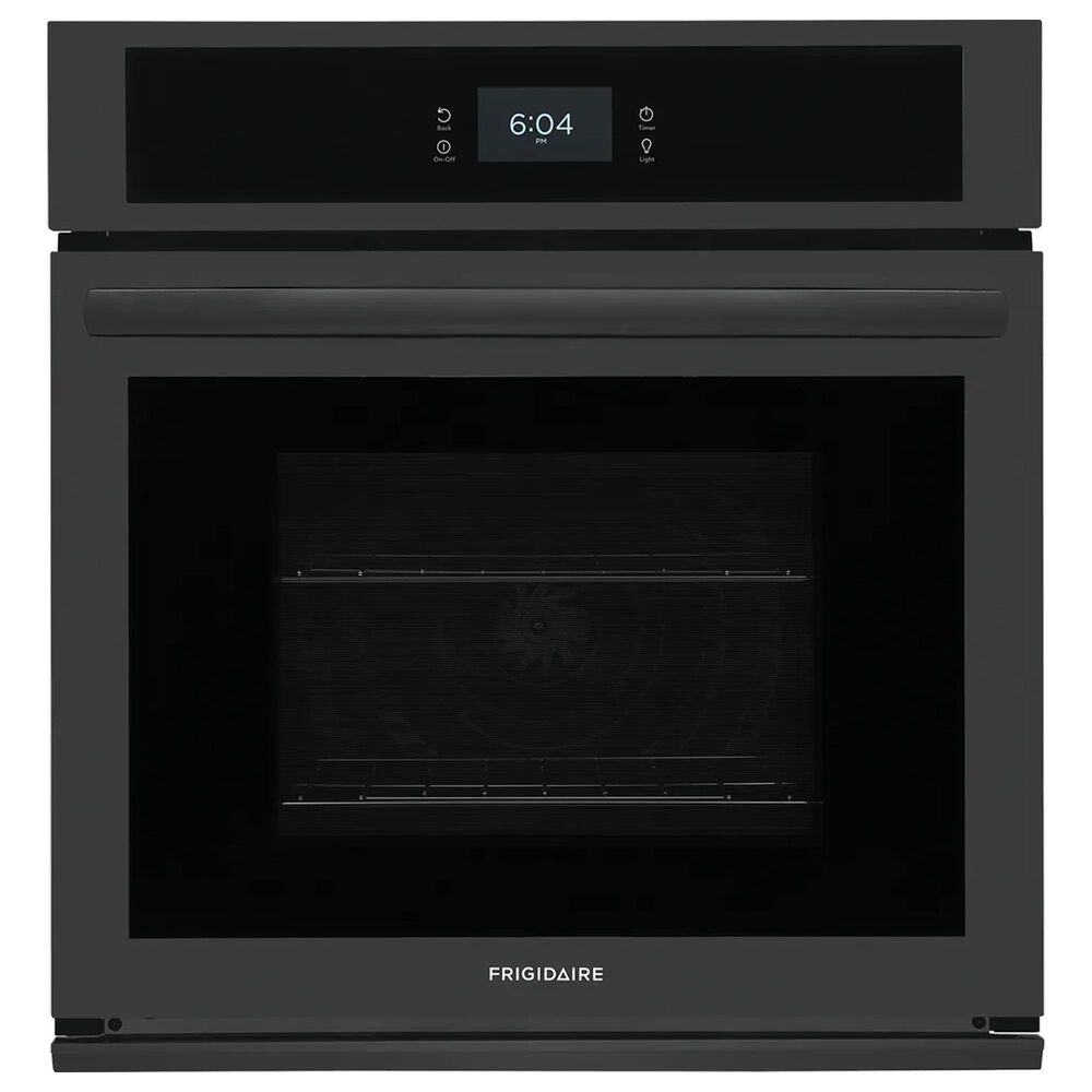 Frigidaire 27" Single Electric Wall Oven with Fan Convection in Black, , large