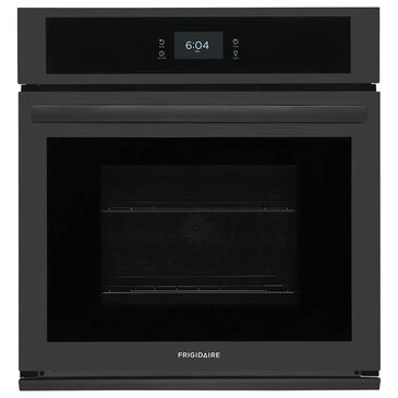 Frigidaire 27" Single Electric Wall Oven with Fan Convection in Black, , large