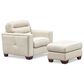 Hydeline Monticello Stationary Chair and Ottoman Set in Berlin Natural, , large