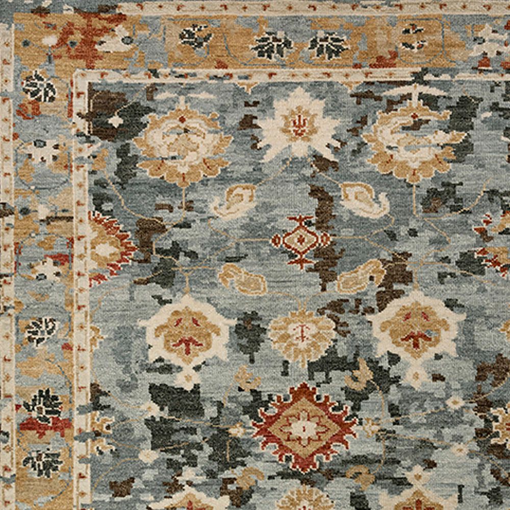 RIZZY Belmont 6&#39; x 9&#39; Dark Grey, Gold and Rust Area Rug, , large