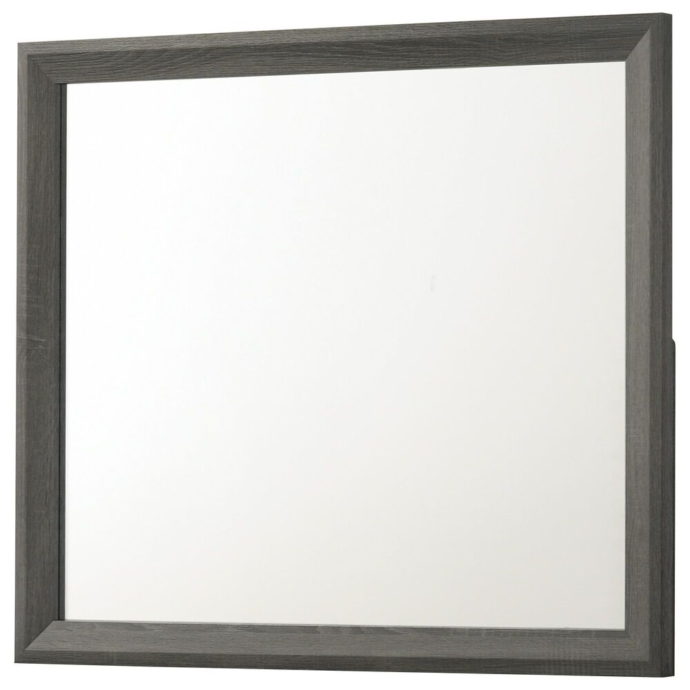 Crown Mark Valor Dresser Mirror in Grey, , large