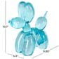Maple and Jade Dog Tinted Balloon Decorative Sculpture in Light Blue, , large