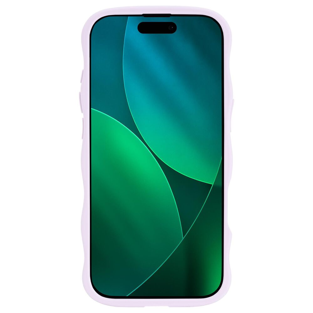 Kate Spade Wavy MagSafe Case for Apple iPhone 17 Pro in Opal Glitter, , large