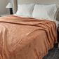 Peking Handicraft 90" x 108" Queen Plush Blanket in Tan Clay, , large